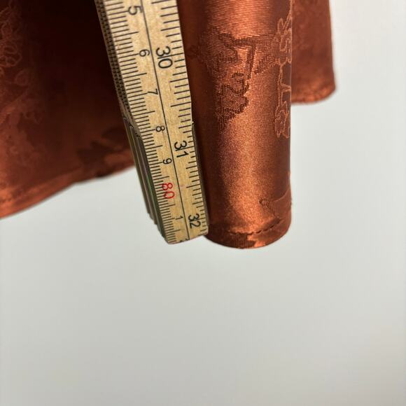 Princess Polly Norman Rust Slip Mini Dress Chinoiserie Print Y2K Sz 8 - Picture 8 of 8